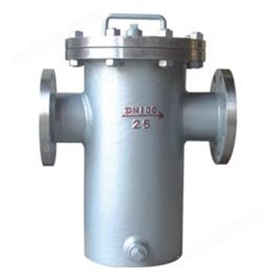 不锈钢直通篮式过滤器
